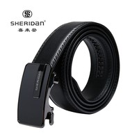 喜来登牛皮自动扣腰带 商务休闲款 通勤百搭 送男友送父 礼盒装 NL521551S