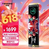 梵想(FANXIANG)2TB SSD固态硬盘 M.2接口NVMe协议PCIe 4.0x4 TLC颗粒 电脑PS5游戏扩展盘 AI电脑存储配件 S790