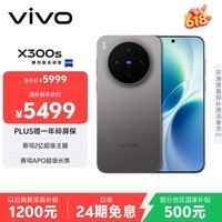 vivo X300s 16GB+512GB 钛黑 蔡司2亿超级主摄 蔡司APO超级长焦 144Hz蔡司大师色彩屏 拍照 AI手机