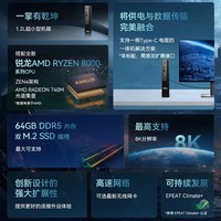 戴尔OptiPlex 新款 Dell Pro 迷你台式电脑主机(锐龙R7 PRO 8700GE 16G 1T)Ai高性能 教育学习