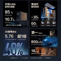 华凌 神机二代大1.5匹一级能效大风口双排铜管省电舒适变频冷暖挂机 神机二代 1.5匹 KFR-35GW/N8HE1Ⅱ