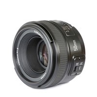 永诺(YONGNUO) 50mm F1.8II一代二代 适用微单小痰盂镜头大光圈定焦支持手动对焦人像适用单反EF口索尼E口 YN50mm F1.8N尼康F口