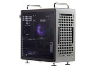 酷冷至尊（CoolerMaster）Qube酷方540 月石灰 EATX中塔电脑台式机箱 可横卧/钢化玻璃侧透/支持360水冷排/3D打印配件装饰