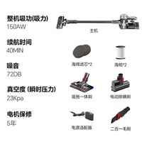小狗吸尘器家用吸拖一体无线手持绿光显尘大吸力干吸湿拖吸尘拖地机宠物猫毛狗毛地毯清洁一键刮尘