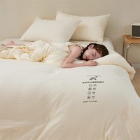 AIDLI A类20%大豆纤维春秋保暖被子被芯冬被宿舍家用 双+米 180x200cm4.5斤