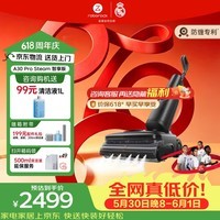 石头（roborock）【价保618】 A30Pro Steam2.0洗地机吸拖一体拖地机90°除菌0缠毛180°平躺AI助力吸尘器 A30Pro Steam智享版【标准蒸汽洗】