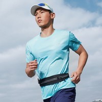 多威（Do-win）运动T恤男女春夏季新款圆领衫专业跑步训练短袖 绿色男/2252160B-M M