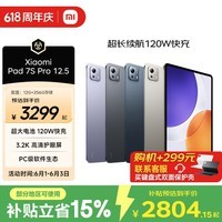 小米平板7S Pro 12.5英寸新款平板电脑 3.2K 超清屏 玄戒® O1 澎湃OS2  紫色 12G+512GB 官方标配