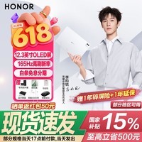 荣耀平板MagicPad3Pro 12.3英寸【李昀锐同款平板】OLED超清护眼屏学习游戏二合一办公国补平板电脑Pad 月影白 8GB+256GB WiFi版