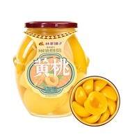 林家铺子黄桃罐头经典系列2罐装开罐即食 【750g+赠70g】*2罐