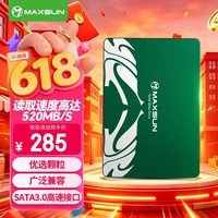 铭瑄（MAXSUN）256GB SSD固态硬盘SATA3.0接口 520MB/s 御林卫系列