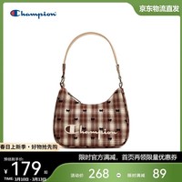 Champion美国冠军2025新款单肩包女男 潮流休闲时尚腋下包25FWG85 棕色 