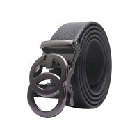 喜来登（SHERIDAN）新款 腰带男 头层牛皮 商务休闲自动扣皮带 礼盒装 SH521575S