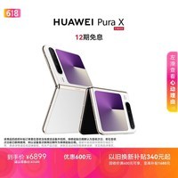 HUAWEI Pura X 12GB+256GB零度白 1610阔型屏 鸿蒙AI红枫原色影像 折叠屏手机 鸿蒙系统华为手机