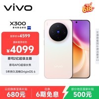 vivo X300 12GB+256GB 幸运彩 国家补贴 蔡司2亿超级主摄 蔡司APO超级长焦 OriginOS6 拍照 AI手机