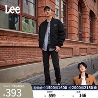 Lee【张凌赫代言】中腰锥形日常显瘦经典五袋款男牛仔裤休闲潮流 黑色(731舒适锥形版型) 34 (160-170斤可选)