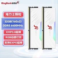 金百达刃系列RGB灯条DDR5台式电脑内存条游戏电竞频白刃d5内存 白刃灯条16G6000MHz单条