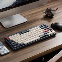 SKN毕方 矮轴机械键盘 轻薄三模键盘 便捷办公键盘 iMac/iPad无线键盘 Gasket结构 自研网页驱动  电【矮茶轴】 三模 81-90
