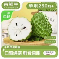 京鲜生 云南牛奶凤梨释迦 净重3斤装单果250g+生鲜水果催熟食用源头直发