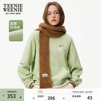 Teenie Weenie小熊女装潮流卫衣冬季圆领时尚学院简约基础休闲上衣 芥末黄 S (160)