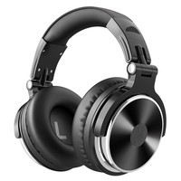 OneOdio 头戴式耳机 音乐耳机 专业录音监听耳机DJ主播调音台录音棚专用 高保真HIFI全封闭 Pro10经典黑