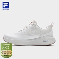 斐乐（FILA）官方柔云3+路跑鞋女鞋柔云鞋跑步鞋运动鞋-五折 杰出白/柔春粉-BP 38