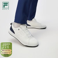 斐乐（FILA）官方GF 1911 TRAINER软钉高尔夫球鞋男鞋-五折 明亮白/蓝装色-BD 41