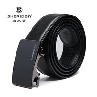 喜来登(SHERIDAN) 腰带男 专柜款 牛皮 商务休闲自动扣皮带 送男友送父亲 礼盒装 NL521552S