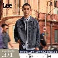 Lee舒适版复古男长袖翻领牛仔夹克外套休闲潮LMT0090985PN 复古深蓝色 XS