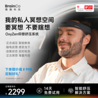 BrainCo强脑科技OxyZen【小鹏合作款】仰憩脑机智能头戴冥想疗愈车内冥想头环生日礼物男士礼物 Oxyzen