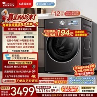 小天鹅（LittleSwan）【价保618】小乌梅3.0高奢版 滚筒洗衣机全自动 12KG纯平大容量 TG12VE40PRO 以旧换新 京东自营