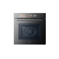 美的(Midea)嵌入式微蒸烤炸四合F7 智能家电TFT双彩屏 搪瓷内胆蒸烤箱一体机 BG70F7W