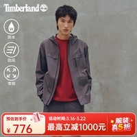 添柏岚（Timberland）官方男装冲锋衣外套春夏新款户外防水夹克|A445F A445FW08/珍珠黑 L