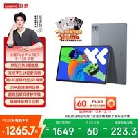 联想小新PadPro12.7 2025款平板电脑 2.9K高刷全面屏 娱乐学习 10200mAh 8+128G大象灰