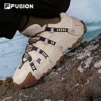 斐乐（FILA）FUSION潮牌男鞋EXOCET机能潮鞋冬新款山脉鞋休闲鞋 桦树棕-BI 40