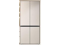 LG沐光系列 512L超薄零嵌十字四门双循环冰箱  四档变温-30℃急速深冻 玉石白肤感玻璃F512GDMBAM