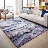 KAYE创意客厅地毯现代简约个性大面积茶几垫卧室床边毯加厚电竞房毯子 ABS-T31 120x160 cm【书房学习房】