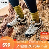 迈乐（Merrell）户外徒步鞋男女款ACCENTOR GTX/WP经典防水透气防滑耐磨登山鞋 J500410-GTX白灰（女款） 38