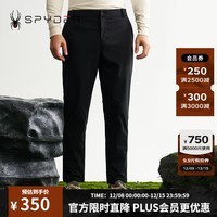 SPYDER秋冬新品男子 户外休闲运动长裤子男裤24EF543M 黑色 XL