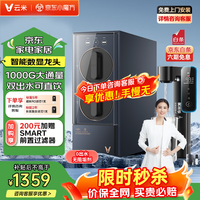 云米（VIOMI）加热净水器家用厨下鲜活即热过滤器饮水机大通量无阻垢剂1健加热6级过滤数显龙头Superpro1000G 即热1000G净水器