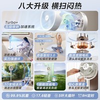 美的(Midea)【语音智能】空气循环扇 直流变频换气扇 家用桌面电风扇 大风力落地扇 卧室轻音一级能效GDJ24WYJ