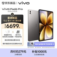 vivo Pad6 Pro 16GB+512GB 自在灰 13.2英寸 4K原彩屏 杜比视界 第五代骁龙8至尊版 平板电脑