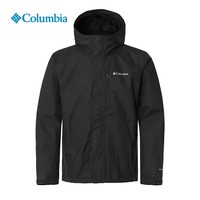 哥伦比亚(Columbia)2026春夏新品男子户外防风透气休闲运动单层夹克冲锋衣外套WE2619 010-黑色 185/104A/XL