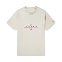 哥伦比亚（Columbia）男子运动简约圆领短袖T恤AE1363-278 L 浅卡其