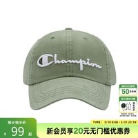 Champion冠军棒球帽 情侣夏季美式休闲运动风 防晒遮阳鸭舌帽男女 浅绿（24秋款） 均码