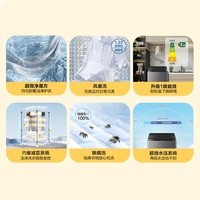 Haier海尔洗衣机全自动家电补贴波轮洗衣机8公斤直驱变频一级能效小神童10公斤大容量内衣除菌 海尔统帅 【高洗净比】10.2kg风暴洗+1级能效+清新换风