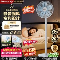 格力(GREE)【花精灵Se】一级能效直流变频轻音节能遥控电风扇卧室落地扇静音家用风扇