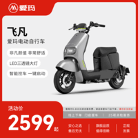 爱玛(AIMA)【门店自提】飞凡新国标新款电动车长续航智能两轮电动自行车 到店选色提车