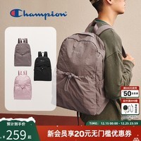 Champion冠军25秋季新款双肩包女轻户外登山运动背包男旅行书包高颜值包 深驼
