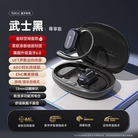 山水（SANSUI）W93C【新品热销TOP1】蓝牙耳机骨传导概念开放式不入耳真无线挂耳式运动降噪适用于小米华为苹果黑